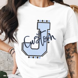 Custom Initial Letter and Name Seersucker Varsity Alphabet Sublimation PNG Download, Seersucker Letter, High School Mascot