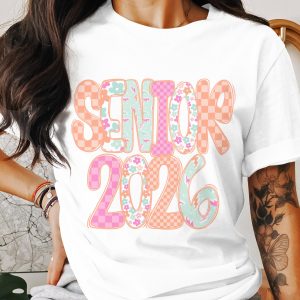 Senior 2026 T-Shirt, Graduation Gift Tee, Class of 2026 Shirt, Trendy Senior Shirt, High School College Graduate T-Shirt