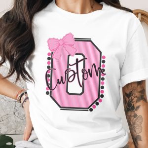 Digital, Custom Initial Mascot Sublimation PNG Download, Pink Mascot Initial PNG, Mascot Letters, Sport Team Mascot Design, PNG File