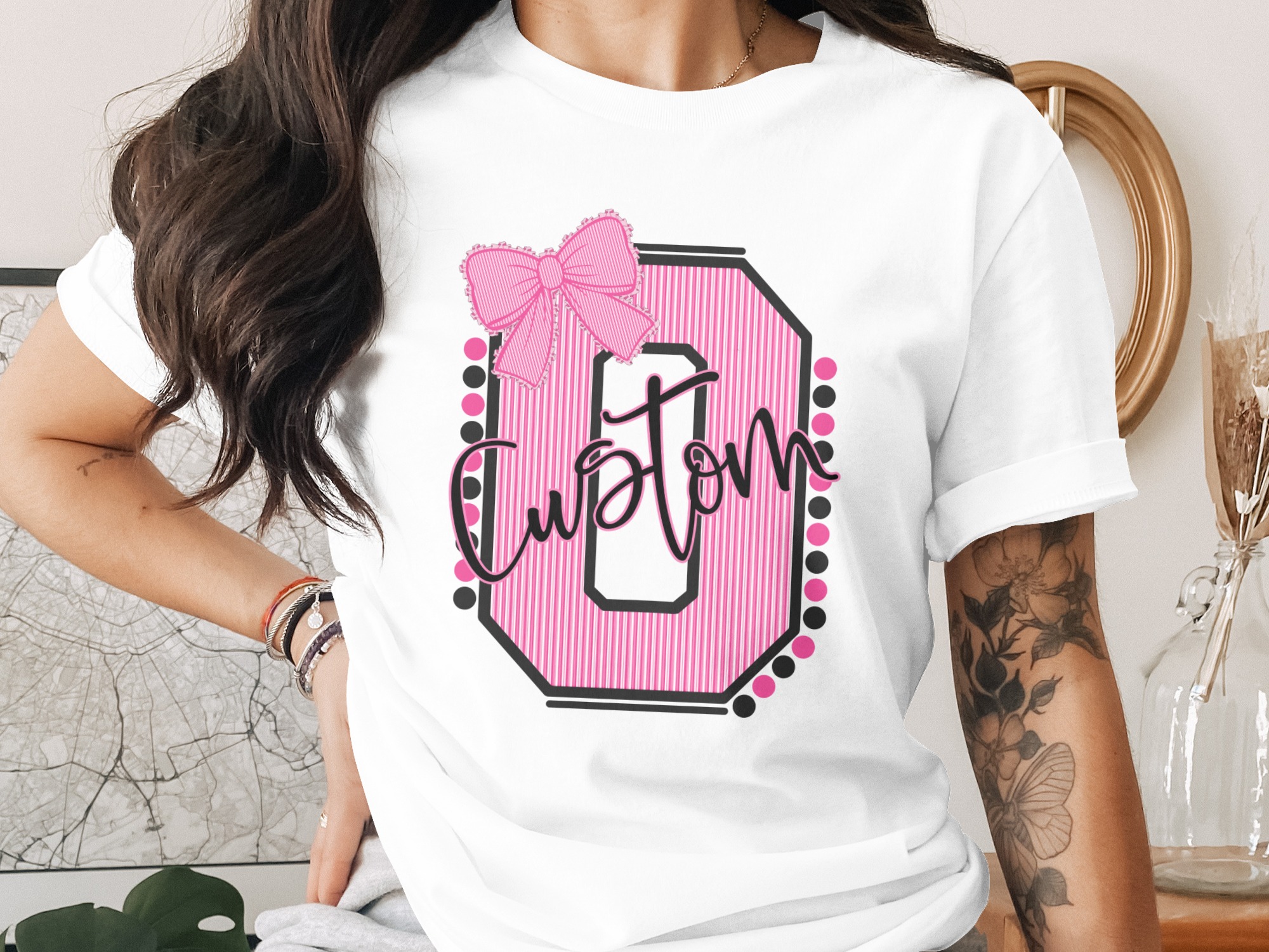 Digital, Custom Initial Mascot Sublimation PNG Download, Pink Mascot Initial PNG, Mascot Letters, Sport Team Mascot Design, PNG File