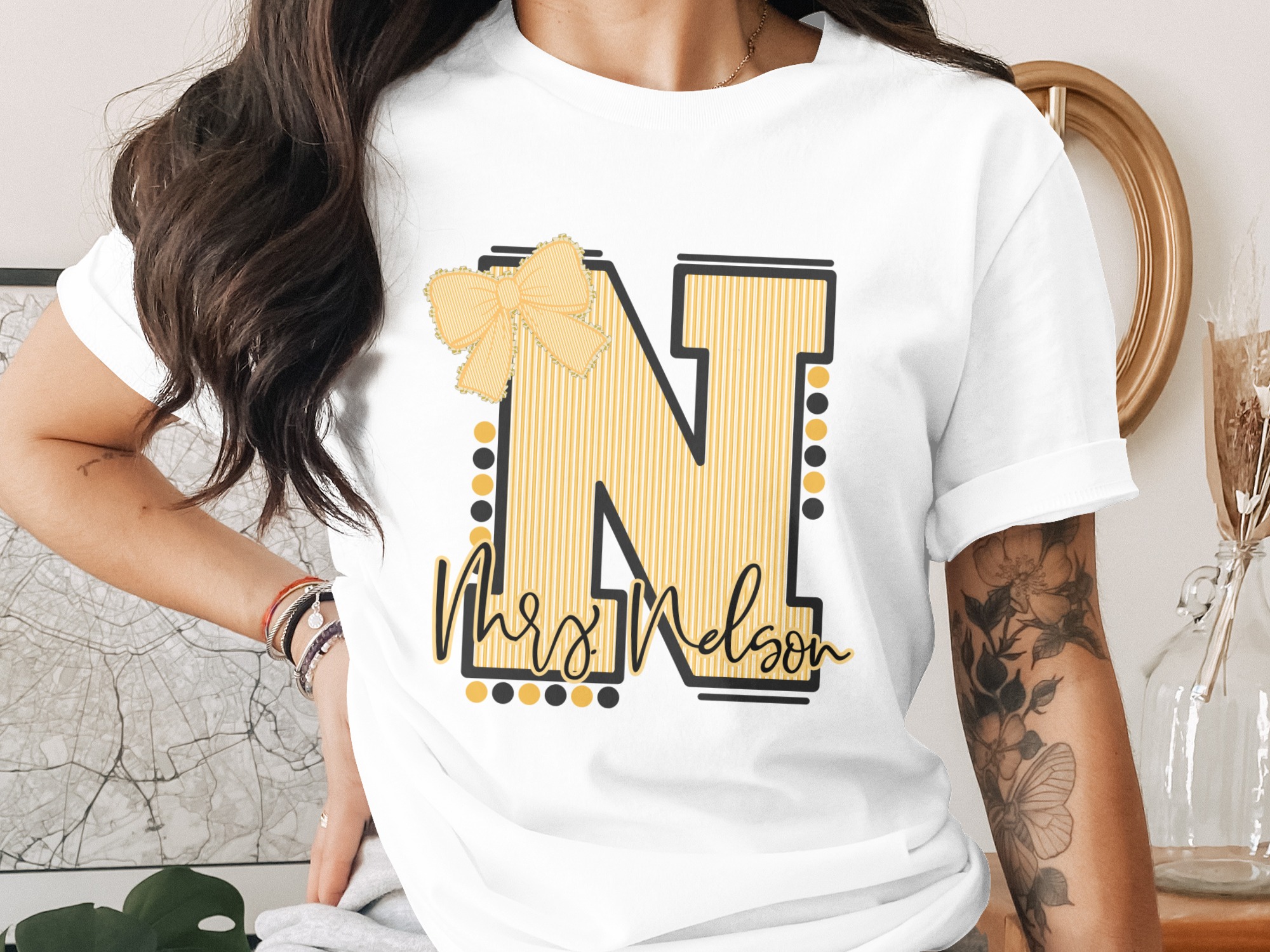 Digital Custom Initial Mascot Sublimation PNG Download, Teachers Initial Mascot, Personalize Initial Mascot PNG, Letter Mascot Design