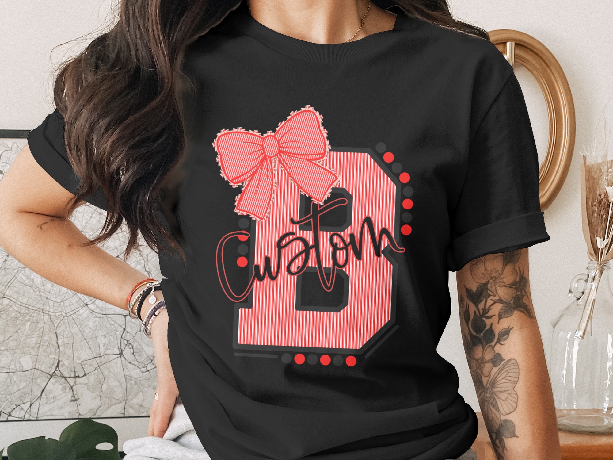 Digital, Custom Initial Mascot Sublimation PNG Download, Mascot Design, School Spirit, Personalized Gifts, Team Mascot, Cheer, Sports, DIY - Image 2