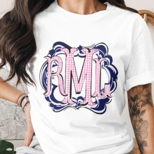 Boo T Shirt, Halloween Shirt, Spooky Season Tee, Gingham Letters, Fall Apparel, Trendy Top, Cute Halloween Gift Idea, Graphic Tee