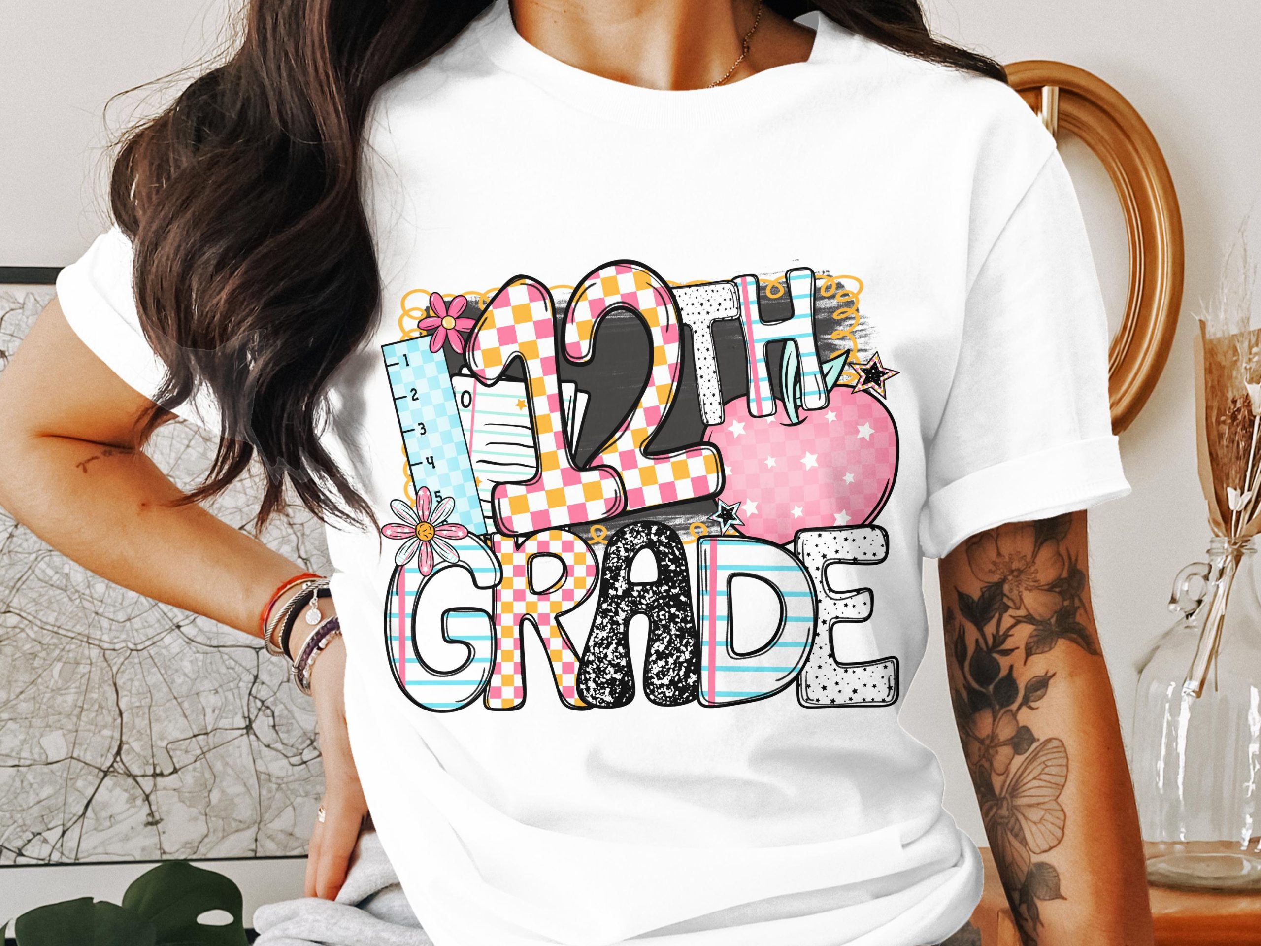 12th Grade T-Shirt, Senior Year Shirt, Graduation Tee, Back to School Shirt, Class of 2024, High School T-Shirt, Trendy Graphic Tee