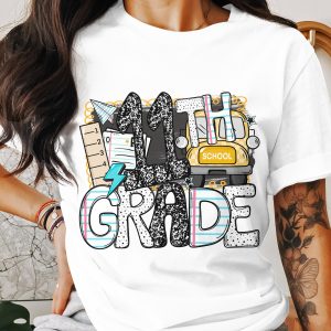 11th Grade T-Shirt, Eleventh Grade Shirt, Back to School Tee, School Bus Shirt, Student Gift Idea, Colorful School Shirt, Teacher Tee