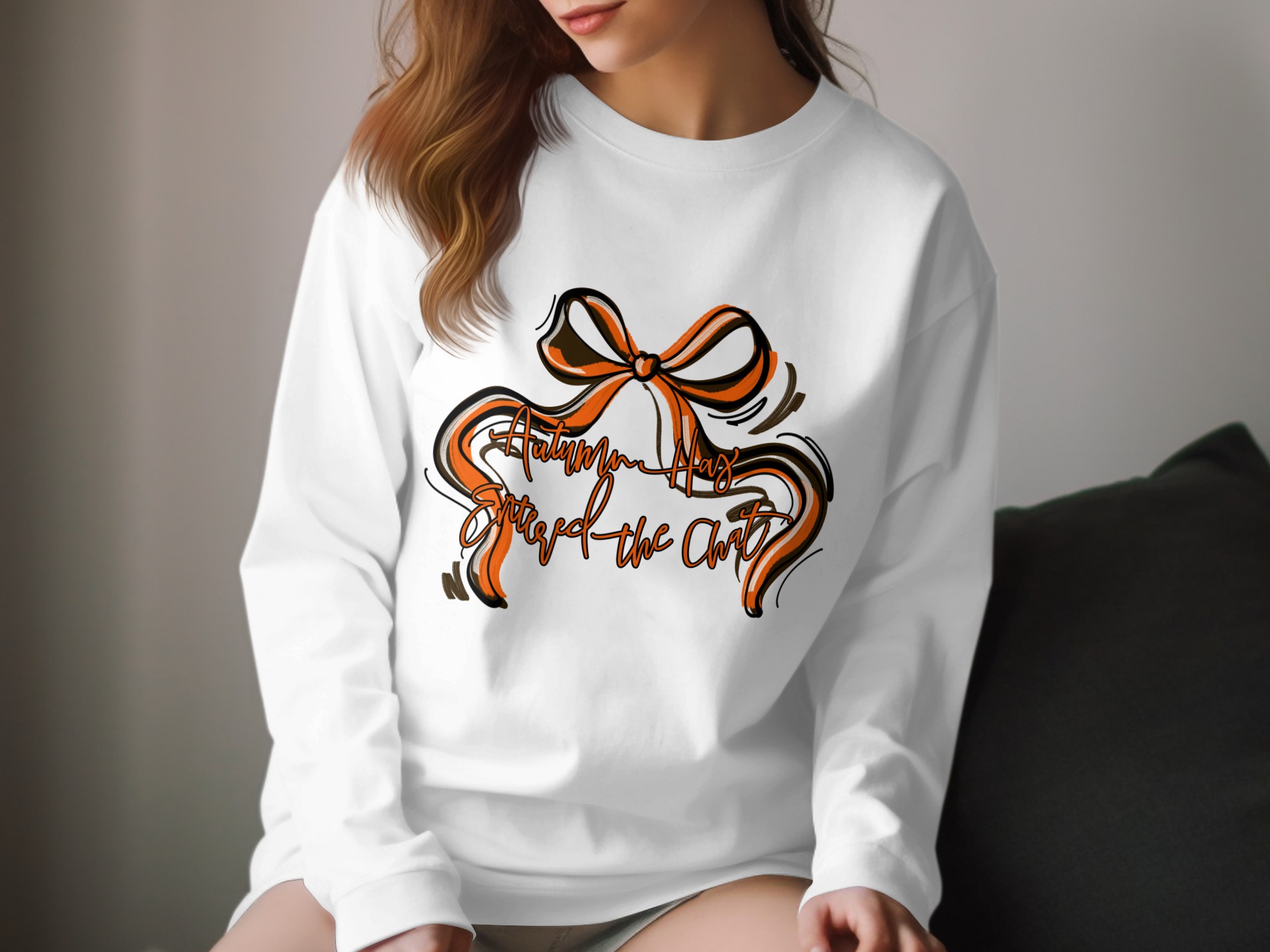 Autumn Haze Long Sleeve T-Shirt, Spiced Chai Latte Graphic Tee, Fall Fashion Shirt, Cute Thanksgiving Gift, Seasonal Top, Cozy Autumn