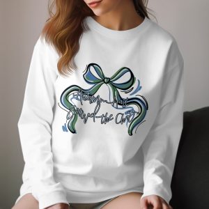 Autumn Hay Long Sleeve T-Shirt, Bow Shirt, Spread the Cheer Shirt, Fall Outfit Shirt, Thanksgiving Shirt, Holiday Shirt, Winter Shirt