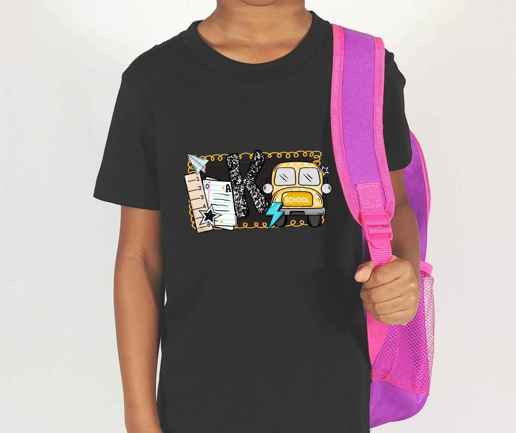 Back to School T-Shirt, School Bus Shirt, Teacher Shirt, Cute Kids Tee, First Day of School Gift, Elementary School Shirt, Student Tee - Image 4