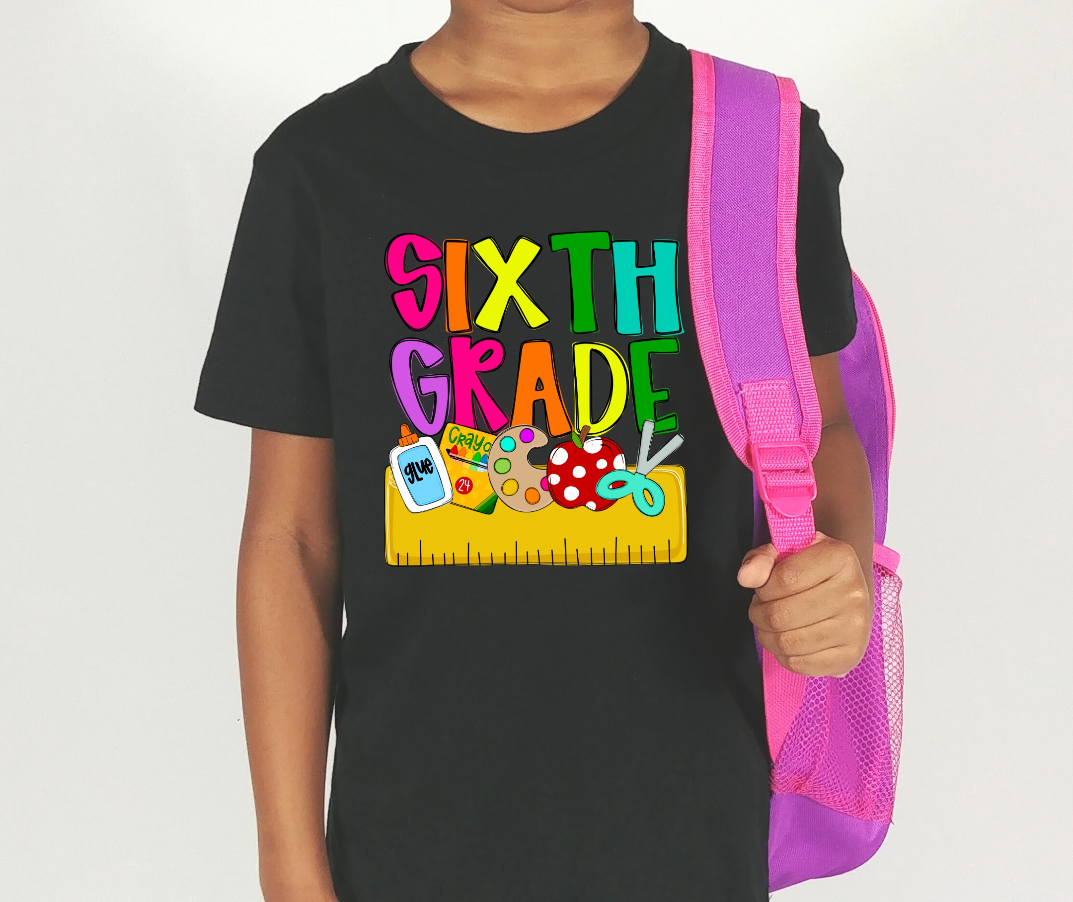 Sixth Grade T Shirt, Colorful School Shirt, Back To School Tee, Sixth Grader Gift, Student Shirt, Teacher Shirt, School Outfit, Sixth Grade - Image 4