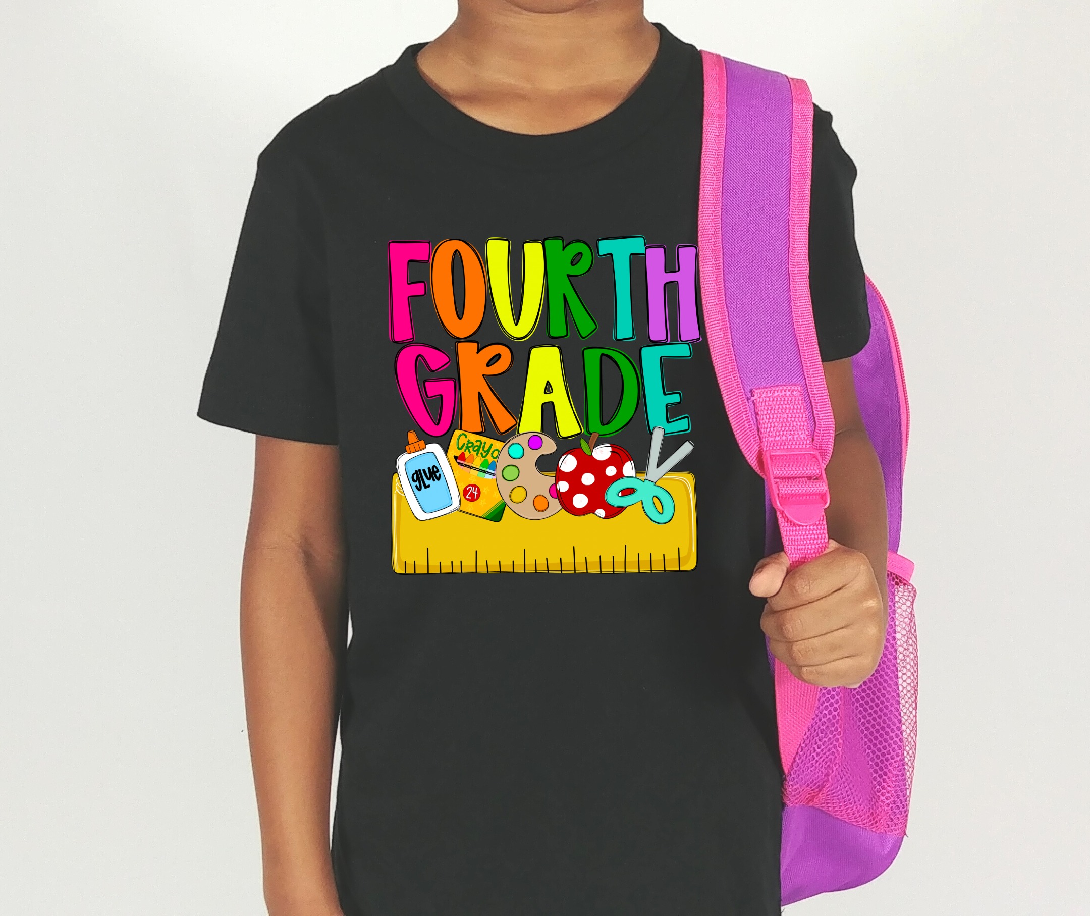 Fourth Grade T-Shirt, Back to School Shirt, Student Tee, Colorful Design, Elementary School, 4th Grade Gift, Learning T-Shirt, Teacher - Image 4