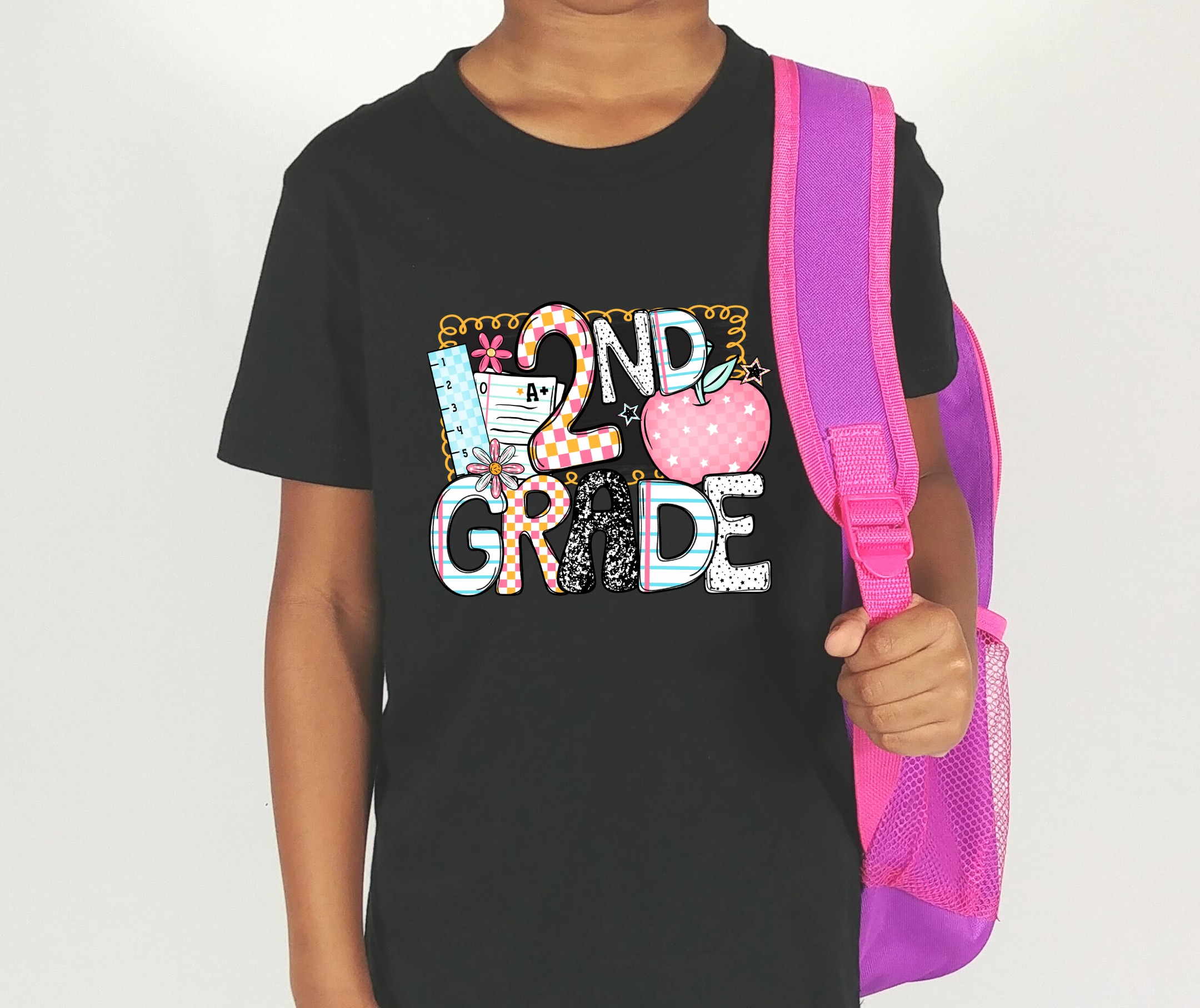 2nd Grade T-Shirt, Back to School Shirt, Second Grade Shirt, Kids T-Shirt, School Tee, Teacher Shirt, First Day of School T-Shirt - Image 4
