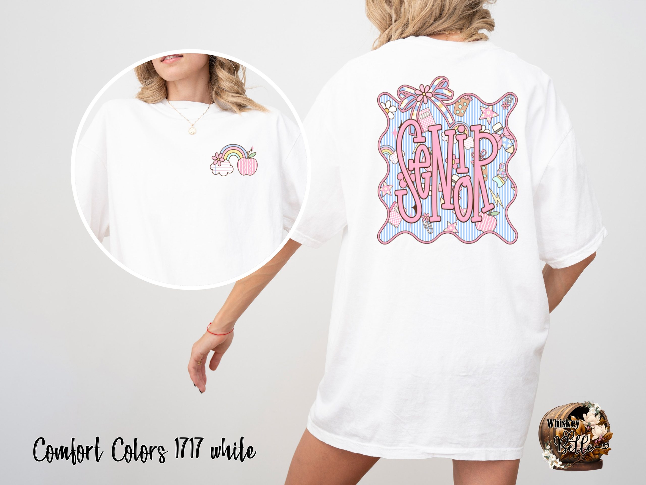 Comfort Colors Senior 2024 T-Shirt, Cute Back To School Tee, Graduation Gift, Class of 2024 Shirt, Senior Shirt, College Shirt - Image 2