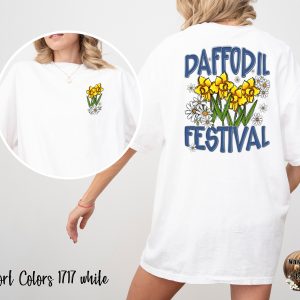 Comfort Colors 1717 Daffodil Festival T-Shirt, Floral Tee, Flower Graphic Shirt, Spring Tee, Cute Flower Shirt, Botanical T Shirt