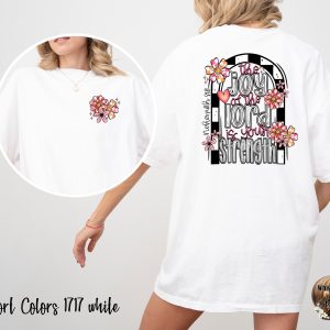Comfort Colors C1717 T Shirt, Joy of The Lord Shirt, Christian Shirt, Religious Shirt, Faith Shirt, Flower T-Shirt, Floral Comfort Colors