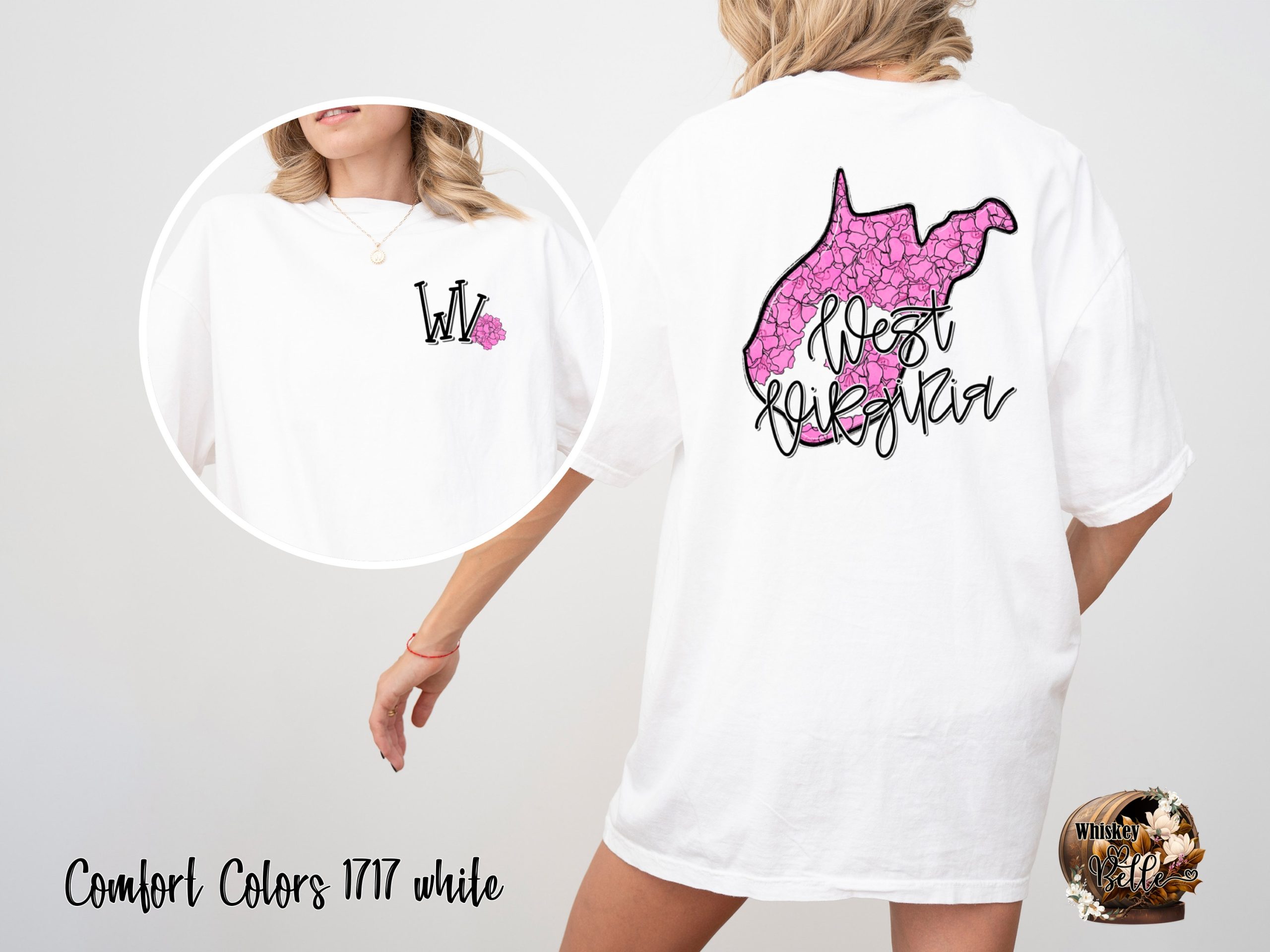 West Virginia WV Floral State T-Shirt, Mountain Mama Tee, Wildflower West Virginia Shirt, College Apparel, WVU Mountaineers, Trendy Floral