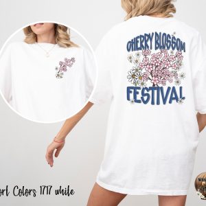 Comfort Colors 1717 Cherry Blossom Festival T-Shirt, Floral T Shirt, Flower T Shirt, Botanical Tee, Spring Shirt, Women T Shirt, Gift Idea