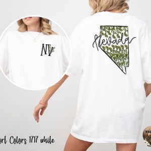 Nevada Wildflower T-Shirt, Floral State Pride Tee, NV Graphic Tee, Western Flower Shirt, Desert Bloom T Shirt, Gift Idea T-Shirt