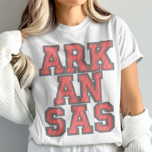Custom Arkansas T-Shirt, Comfort Colors Custom State Tee, State Pride Shirt, USA Souvenir Top, Vacation Trendy Design, Unique Arkansas Gift, prepster preppy