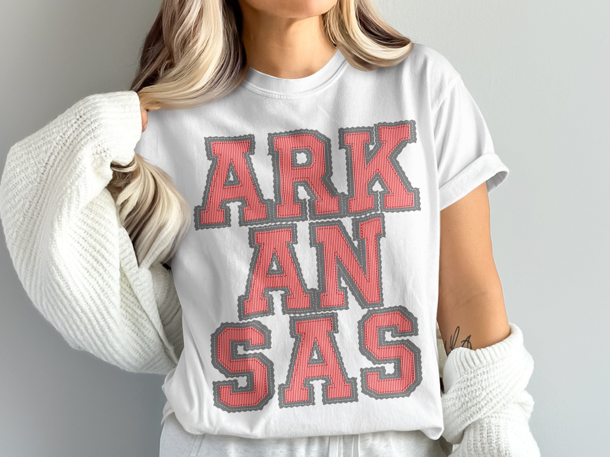 Custom Arkansas T-Shirt, Comfort Colors Custom State Tee, State Pride Shirt, USA Souvenir Top, Vacation Trendy Design, Unique Arkansas Gift, prepster preppy