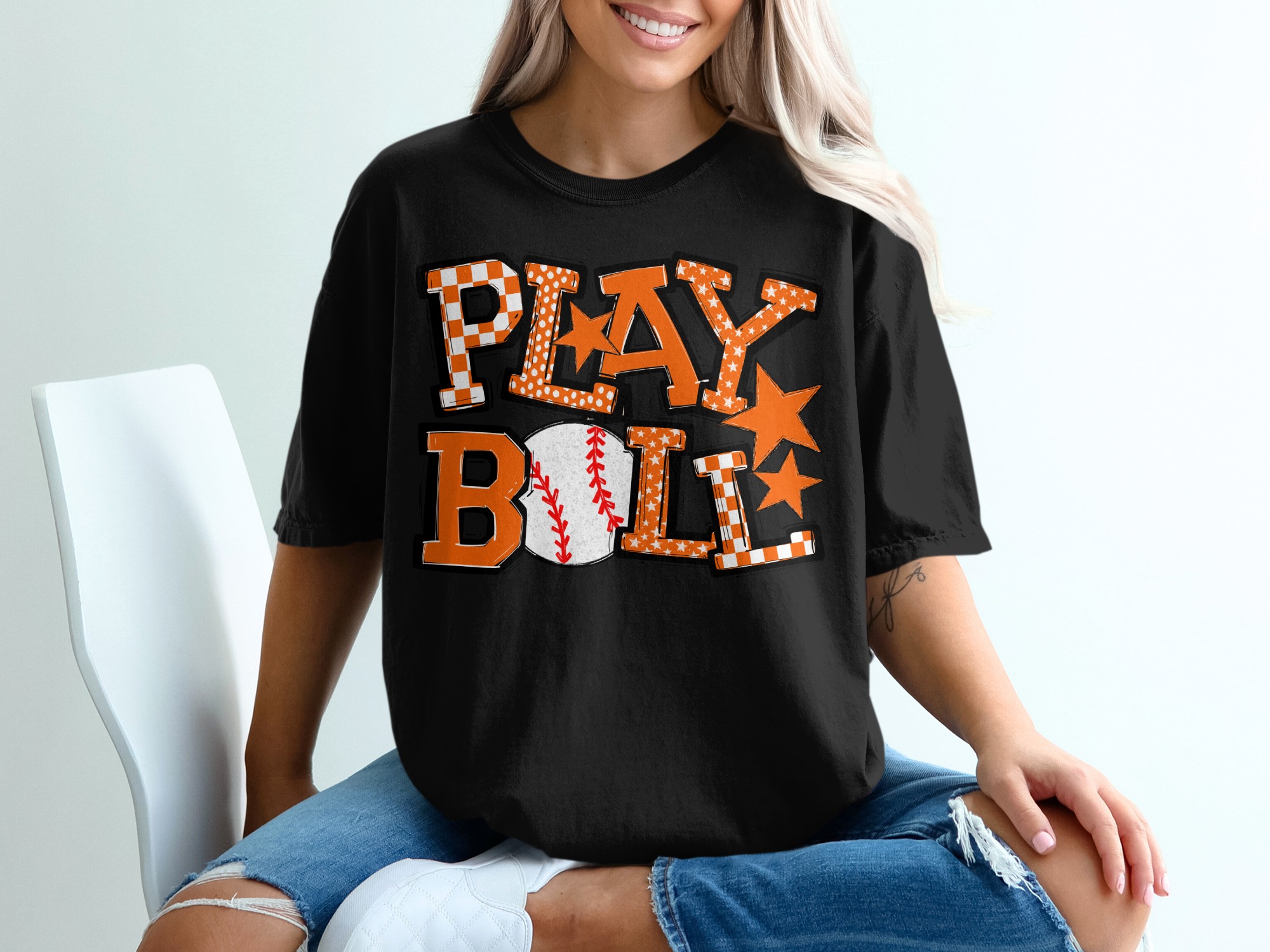 Play Ball T-Shirt, Baseball Lover Shirt, Sports Tee, Gift for Athlete, Graphic Top, Baseball Fan Shirt, Team Spirit Shirt - Image 2