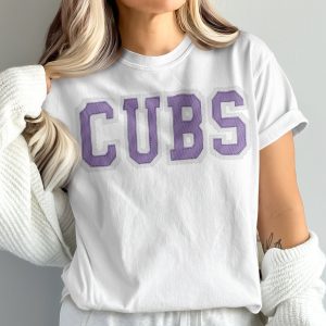 Cubs T-Shirt, Chicago Baseball Fan Tee, Comfort Colors 1717, Vintage Style, Sports Apparel, Graphic Tee, Wrigleyville, Game Day Outfit