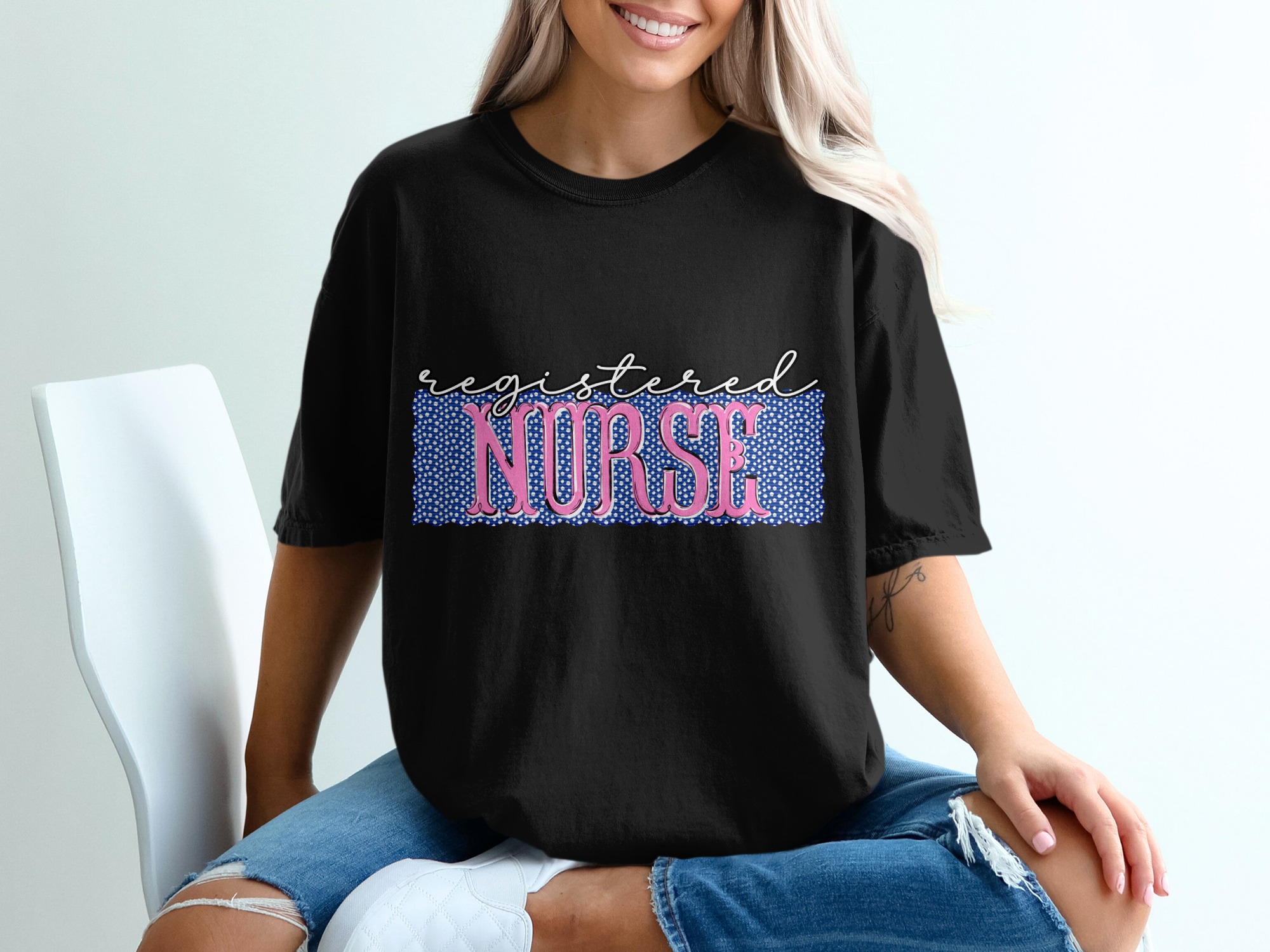 Registered Nurse T-Shirt, RN Gift, Nursing Student, Nurse Appreciation, Future Nurse, Graduation Gift, Gift for Her, Medical Professional - Image 2