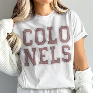 Colonels T Shirt, Varsity Style Tee, Comfort Colors 1717, Team Spirit Shirt, College Apparel, Colonels Gift, Colonels Fan, Game Day T Shirt
