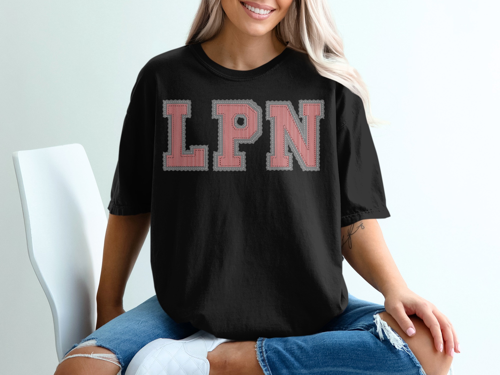 LPN T-Shirt, Licensed Practical Nurse Gift, Nursing Tee, Nurse Appreciation, Graduation Gift for Nurse, Healthcare Hero Shirt - Image 3