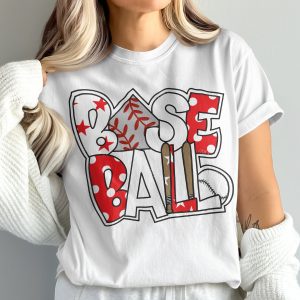 Baseball T-Shirt, Comfort Colors 1717, Baseball Mom Shirt, Baseball Lover Gift, Game Day Tee, Cute Graphic Tee, Baseball Bats and Ball