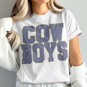 Cowboys T-Shirt, Comfort Colors 1717, Football Fan Gift, Vintage Style Tee, Distressed Design, Sports Apparel, Game Day Shirt, Western Theme
