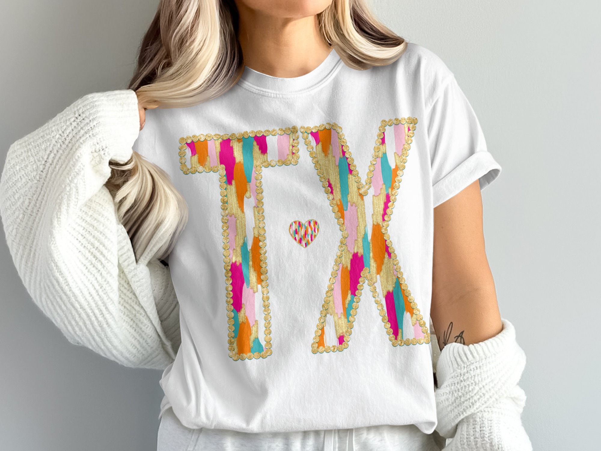 Texas T Shirt, TX State Pride, Comfort Colors 1717, Colorful Graphic Tee, Lone Star State, Texas Lover, Texas Souvenir, USA Tee, Gift Idea