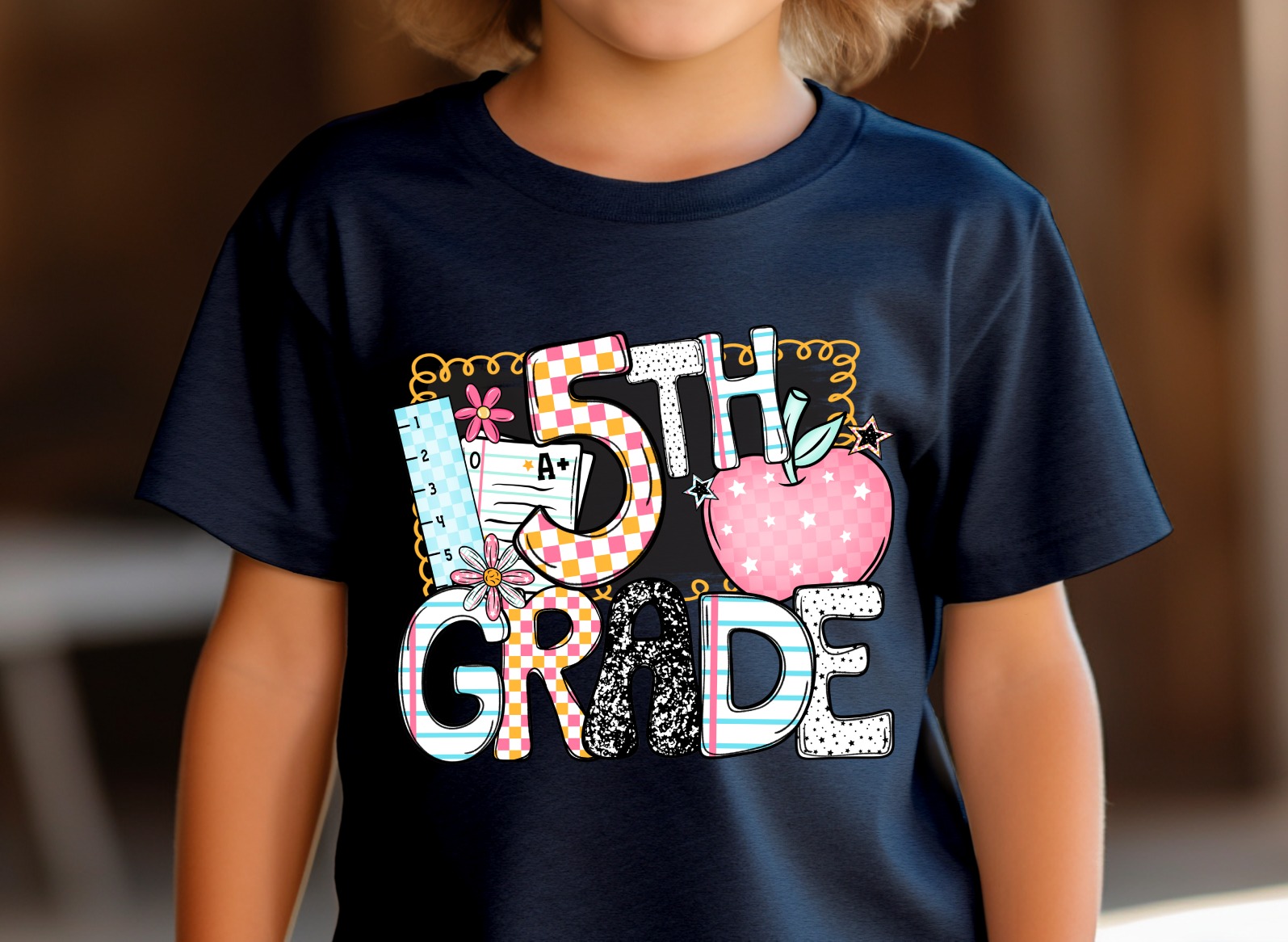 5th Grade T-Shirt, Back to School Tee, Fifth Grade Shirt, School Outfit, Student Shirt, Teacher Gift, Elementary School Shirt - Image 2