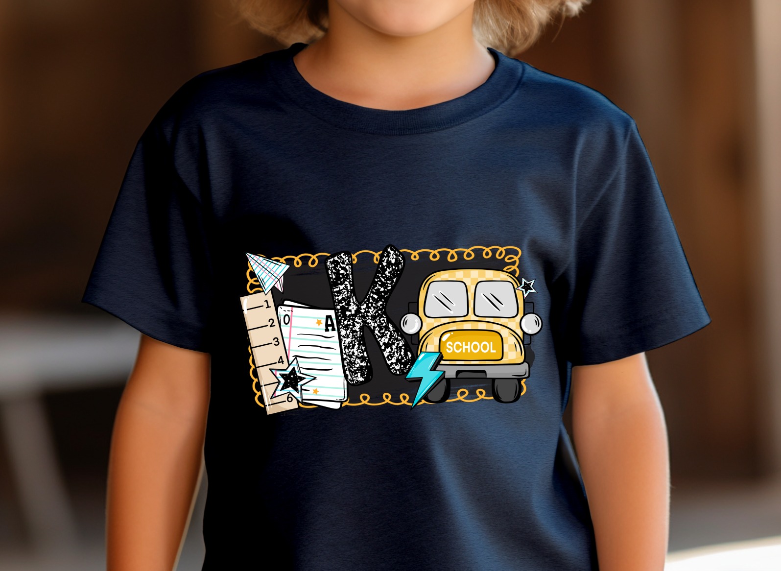Back to School T-Shirt, School Bus Shirt, Teacher Shirt, Cute Kids Tee, First Day of School Gift, Elementary School Shirt, Student Tee - Image 2