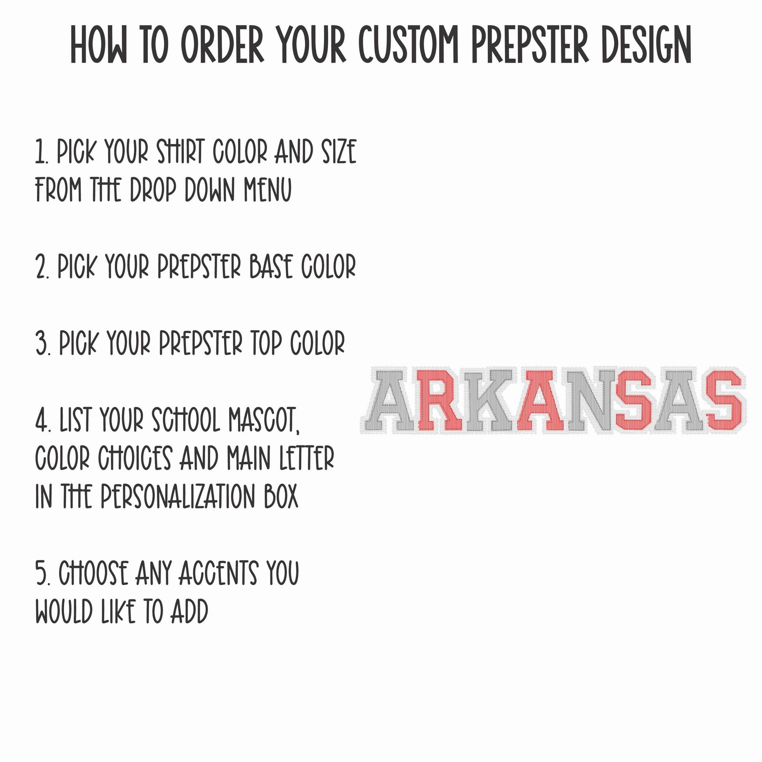 Custom Arkansas T-Shirt, Comfort Colors Custom State, Arkansas State Tee, Razorbacks Apparel, Gift Idea, Trendy Tee, Personalized, Fan Gear, prepster preppy - Image 4