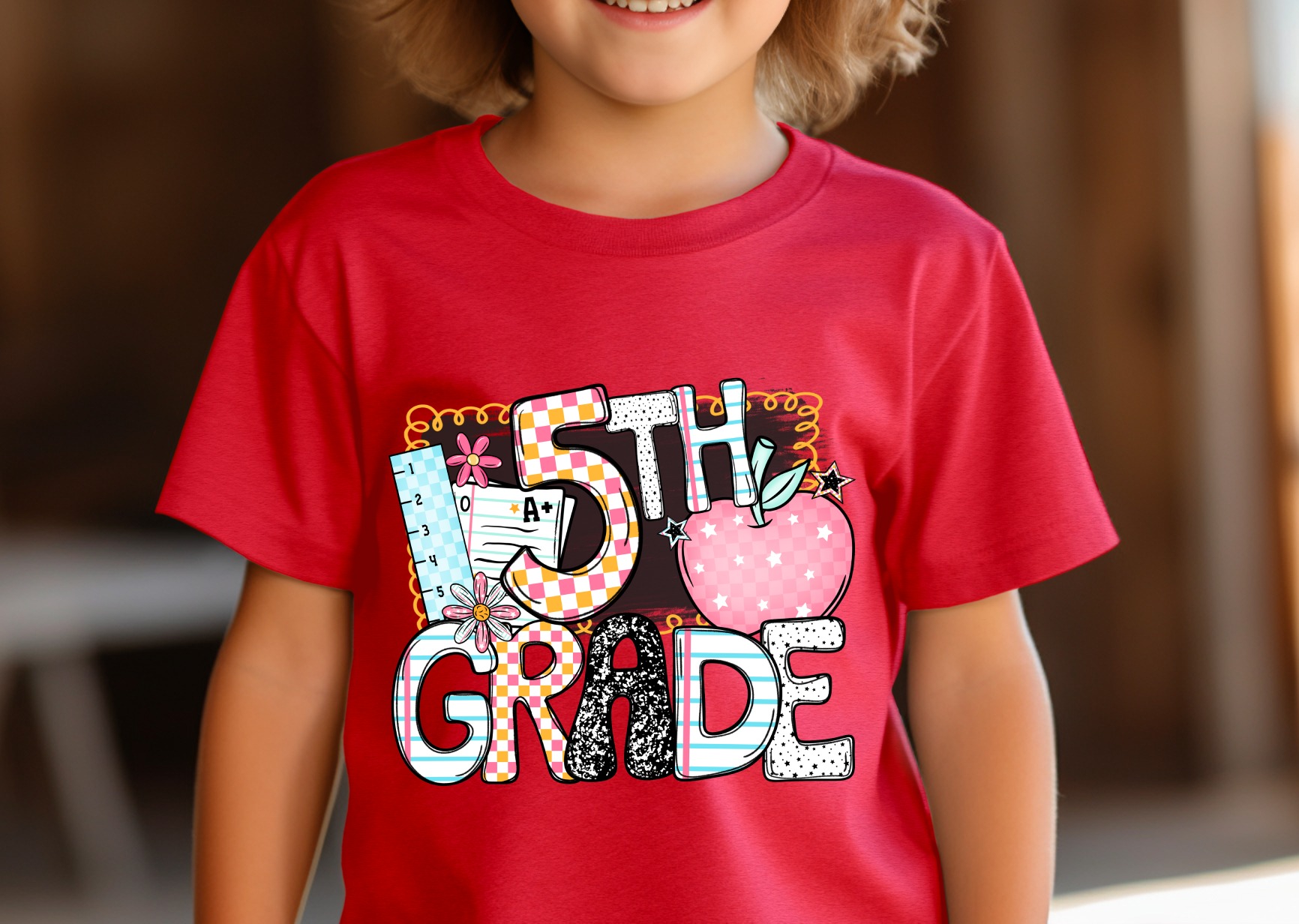 5th Grade T-Shirt, Back to School Tee, Fifth Grade Shirt, School Outfit, Student Shirt, Teacher Gift, Elementary School Shirt - Image 3