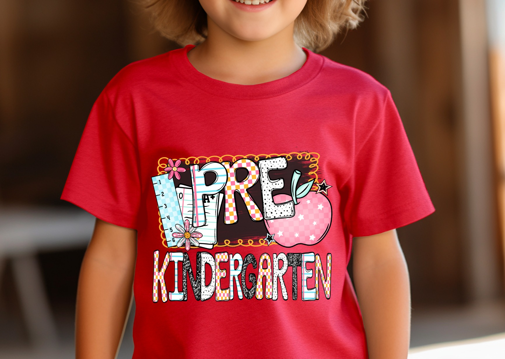 Pre Kindergarten T-Shirt, First Day Shirt, Back to School Tee, Preschool Teacher, Kids T-Shirt, Kindergarten Shirt, School Gifts - Image 3