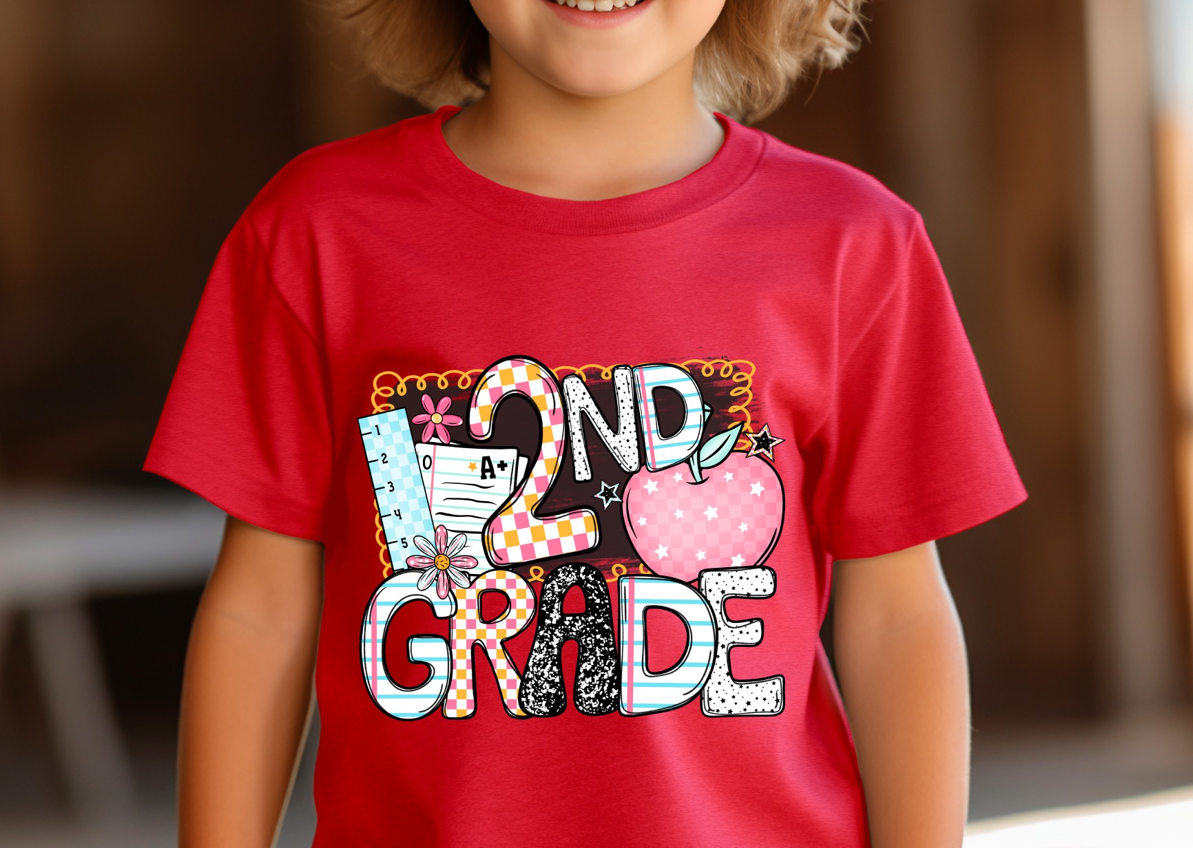 2nd Grade T-Shirt, Back to School Shirt, Second Grade Shirt, Kids T-Shirt, School Tee, Teacher Shirt, First Day of School T-Shirt - Image 3