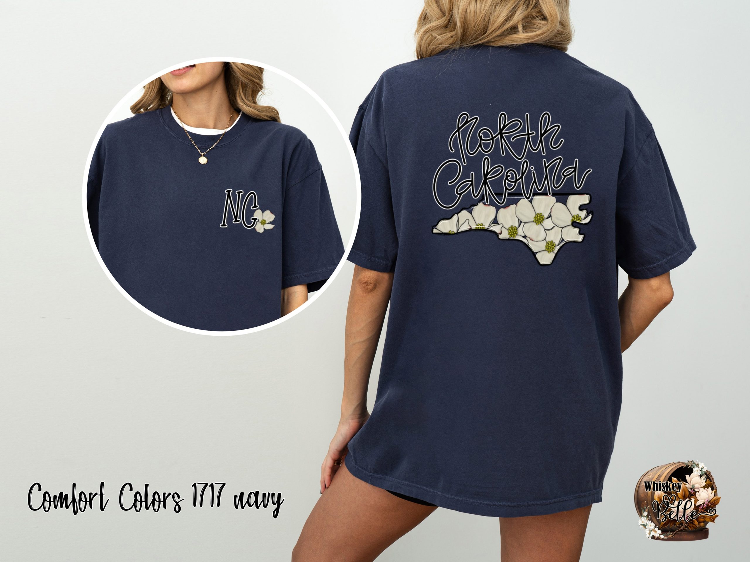 North Carolina Dogwood T-Shirt, NC State Flower Tee, Floral North Carolina Shirt, Southern Pride Top, Vacation Gift, Carolina Apparel - Image 4