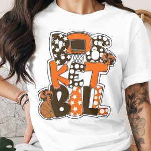Basketball T-Shirt, Sport Tee, Cute Basketball Graphic Tee, Basketball Lover Gift, Trendy T-Shirt, Sports TShirt, Gift for basketball fan