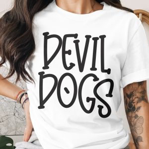 Devil Dogs T-Shirt, Funny Dog Lover Tee, Cute Canine Gift, Pet Parent Apparel, Trendy Graphic Top
