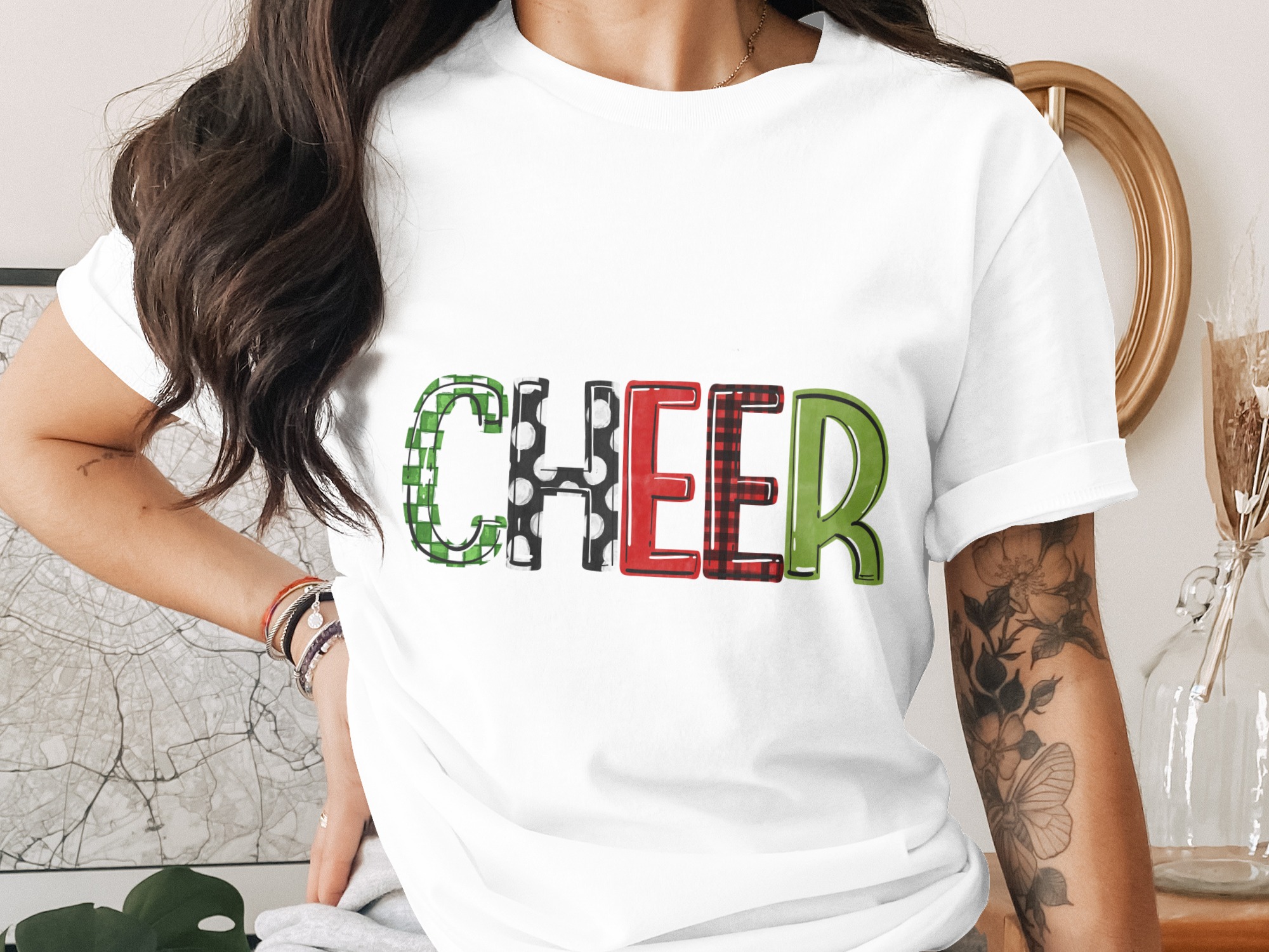 Cheer T Shirt, Holiday T Shirt, Christmas Cheer, Festive T Shirt, Celebration Top, Holiday Season Apparel, Gift Idea