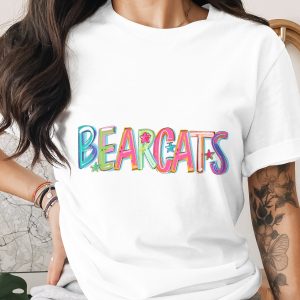 Bearcats T-Shirt, Colorful Bearcats, Spirit Wear Tee, School Pride, College Tee, Bearcats Fan Gift, Team Spirit Shirt, Trending Shirt