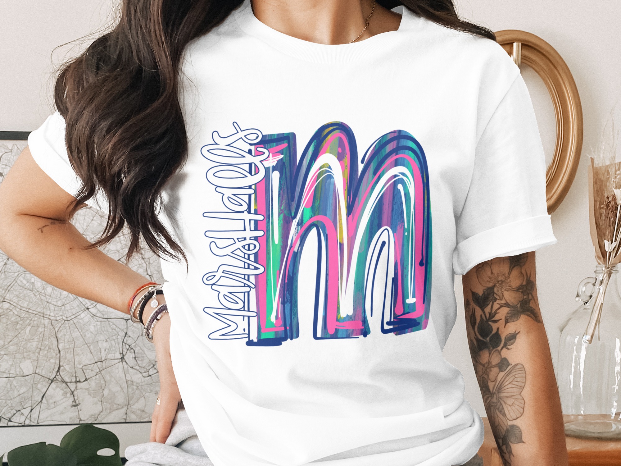 Marsh and Helen T Shirt, Cute Fun Shirt, Trendy Colorful Tee, Popular Shirt, Unique Present, Graphic Tee, T Shirt For Birthday