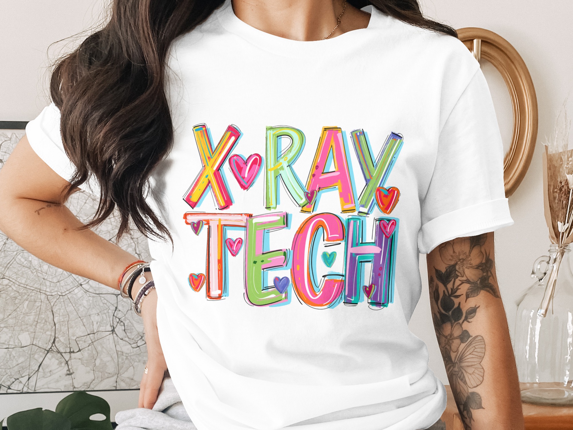 X Ray Tech T-Shirt, Cute Radiology Tee, Radiology Technician Shirt, Rad Tech Gift, Medical T-Shirt, Future X Ray Tech Tee