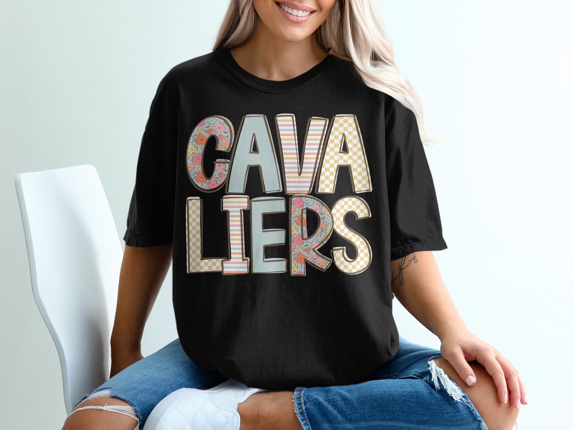 Cavaliers T Shirt, Fun Cavaliers Shirt, Cavaliers Tee, Vintage Cavaliers Shirt, Stylish Tshirt, Gift for Cavaliers Fan - Image 2