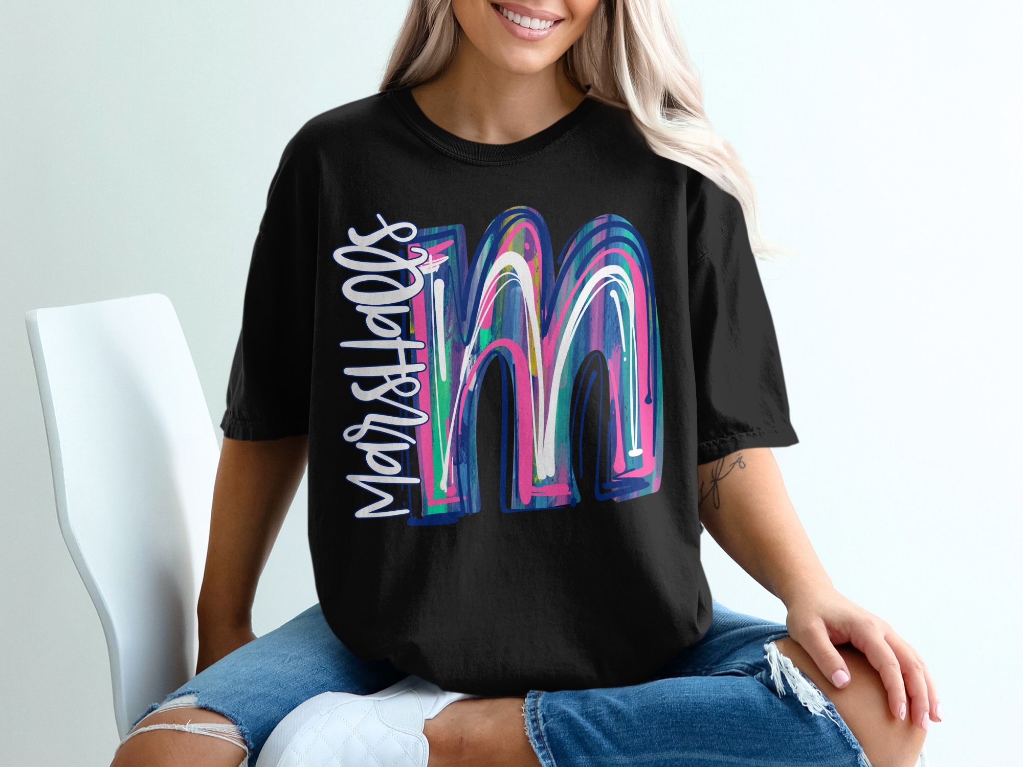 Marsh and Helen T Shirt, Cute Fun Shirt, Trendy Colorful Tee, Popular Shirt, Unique Present, Graphic Tee, T Shirt For Birthday - Image 2