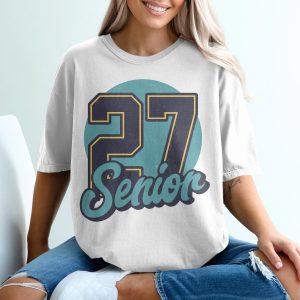 Senior 2027 Long Sleeve T-Shirt, Graduation Year Tee, Class of 2027 Shirt, High School Senior Gift, College Bound, Celebrate Senior Year