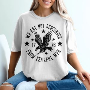 Eagle T-Shirt 1776 Design, Patriotic Tee, USA Pride, American Flag, Vintage Inspired, Gift Idea, Mens Womens T-Shirt