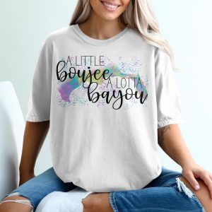 Boujee Bayou T-Shirt, Southern Charm, Louisiana State Pride, Colorful Tee, Trendy Top, Gift for Her, Vacation Shirt, Unisex Tee