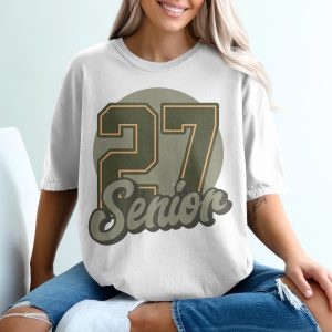 Senior 2027 Long Sleeve T-Shirt, Graduation Gift, Class of 2027 Shirt, High School Graduation Tee, College Graduation Shirt